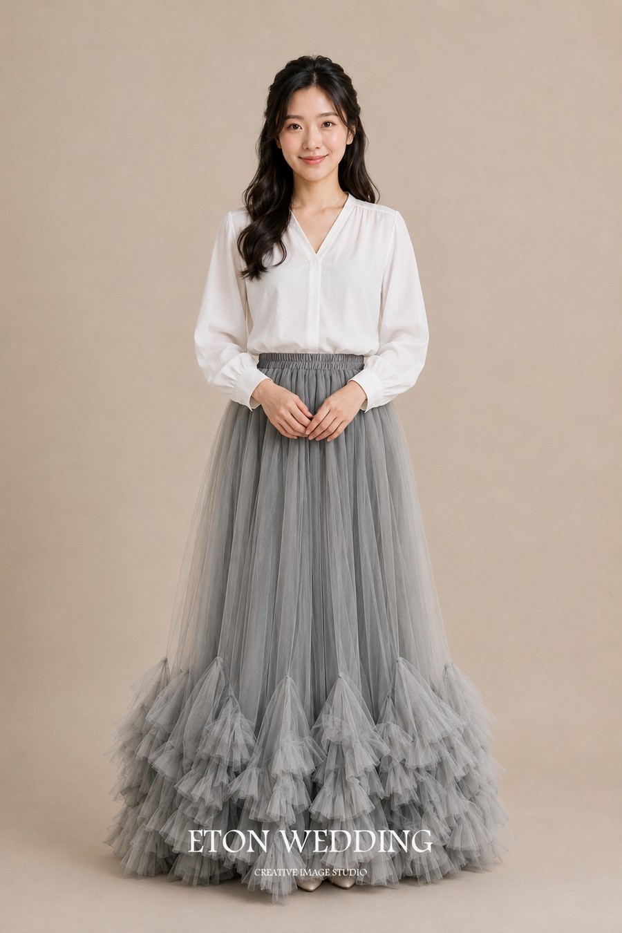 百變婚紗,兩件式輕婚紗,紗裙出租,輕婚紗
